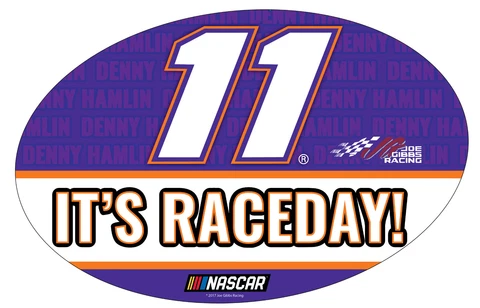 NASCAR #11 Denny Hamlin Jumbo Race Day Magnet-NASCAR Large Magnet Cover
