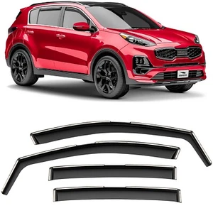 Rain Visors Wind Rain Guards for 2017-2022 Kia Sportage - Picture 1 of 8