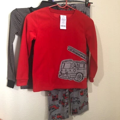 Carter's Boy 8/8A 3-Piece Set Fleece Pullover, Long Sleeve T-Shirt and Pants NWT - Image 1 of 4