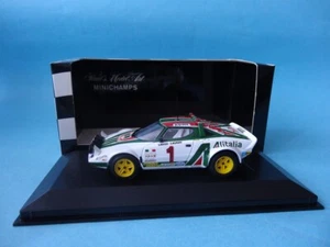 LANCIA STRATOS HF #1 MUNARI 1st RALLY MONTE CARLO 1977 MINICHAMPS 430771201 1/43 - Imagen 1 de 6