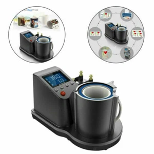 Máquina automática de prensa de calor de taza neumática hágalo usted mismo transferencia de imágenes 110V-220V - Imagen 1 de 9