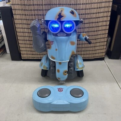 Transformers The Last Knight RC Autobot Sqweeks Action Robot Companion Tested - Image 1 of 4