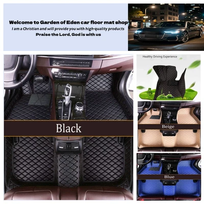 For Infiniti Q50 Q60 Q70 Car Floor Mats Interior Accessories Leather Anti-Slip Foto 1 de 4