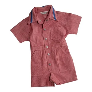 VTG Health-Tex Jon Jon Romper 4T Snaps Made In USA - Picture 1 of 17