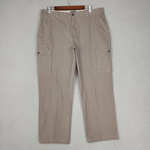 Cabela's Pants Mens 36x30 Grey Classic Fit Cargo Utility Pockets Ripstop Hiking - Picture 1 of 10