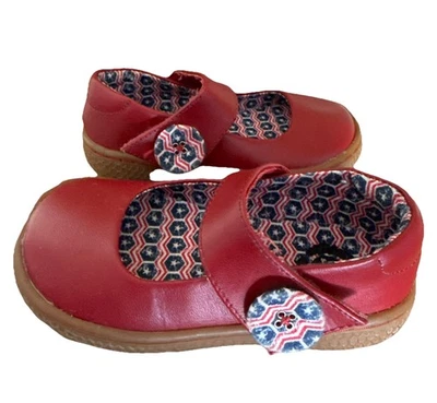 Livie & Luca Shoes Carta II Red Leather Size 7 - Image 1 of 4