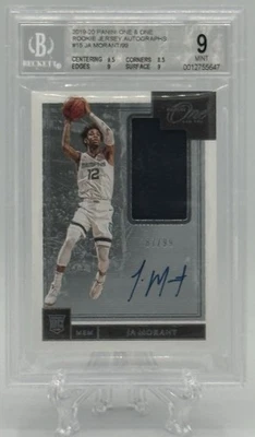Ja Morant 2019-20 Panini One And One True RPA Patch Auto RC /99 BGS Mint 9 & 10! - Image 1 of 3
