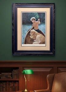 Signed Limited Edition #658/1450 “A Dog And His Boy” 28”x22” - Bild 1 von 14
