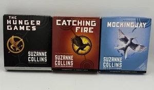 The Hunger Games Catching Fire Mockingjay CD Audiobook Lot Unabridged - Picture 1 of 14