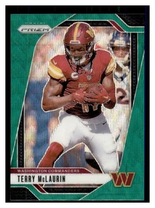 Terry McLaurin 2024 Panini Prizm Green Wave #289 Washington Commanders - Foto 1 di 2