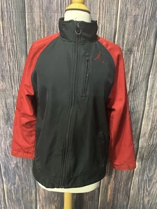 Giacca Air Jordan Full Zip Rosso e Nero Ragazzo Gioventù L - Foto 1 di 19