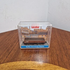 Peco N Gauge NR-7E 15ft Ferry Tube Wagon BR Bauxite Boxed - Picture 1 of 5