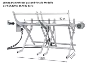 Lumag Stammheber hydraulisch für Sägespaltautomat SSA400 und SSA500 - Bild 1 von 3