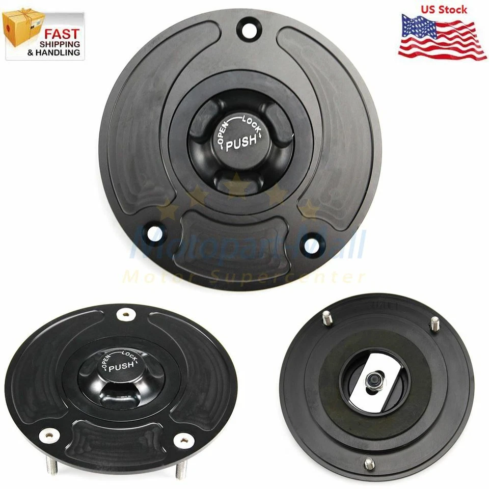 Tapa de tanque de combustible sin llave para Suzuki SV650/S GSXR600 750 1000 Hayabusa GSX1300R Foto 1 de 4