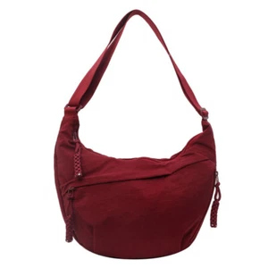 Large Capacity Shoulder Bag Canvas Sports Hobos Bag Casual Dumpling Bag Men - Picture 1 of 20