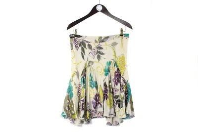Auténtica Falda ETRO Para Mujer 44 Estampado Floral Hecha en Italia Foto 1 de 4