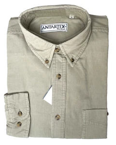 Antartex Weekend corduroy shirt LARGE vintage cord BNWT button down collar SH - Picture 1 of 5