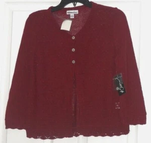 *SUÉTER KIM ROGERS TALLA PS - PM VINO VERDE AZULADO LIGERO PRECIO DE VENTA SUGERIDO POR EL FABRICANTE: $44.00 NUEVO CON ETIQUETAS - Imagen 1 de 3