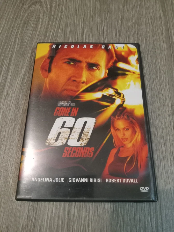 Gone in 60 Seconds (DVD 2000) Nicholas Cage Angelina Jolie Robert Duvall - Image 1 of 1
