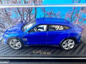 VERY RARE! LOOKSMART LAMBORGHINI URUS BLUE LIMITED 25 PCS 1:43 NO BBR,TECNOMODEL - Picture 1 of 16