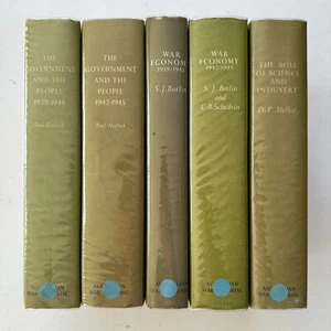 Australia in The War of 1939-1945 Series 4 Civil 5 Volumes Complete World War 2 - Picture 1 of 20