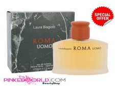 Laura Biagiotti Roma Uomo Eau De Toilette EDT 125 ml Originale Senza La Scatola