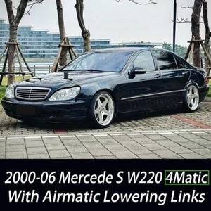 FOR MERCEDES S CLASS W220 S320 S430 S500 LOWERING KIT LINK 4MATIC AIR SUSPENSION - Picture 1 of 7