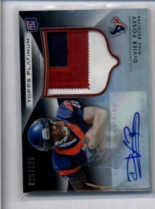 DEVIER POSEY 2012 PLATINUM REFRACTOR RC AUTO 3-CLR PATCH #/125 AG7648 - Picture 1 of 1