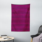 Teen Room Tapestry Chevron Lines Curves Print Wall Hanging Decor