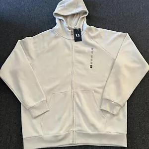 Under Armour Men's Cream Hoodie Size XXL - Picture 1 of 4