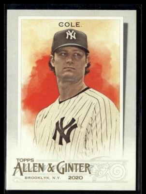 2020 Topps Allen & Ginter Gerrit Cole New York Yankees #238 - Image 1 of 2