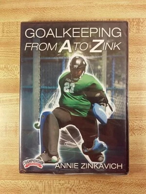 Goalkeeping From A to Zink DVD Annie Zinkavich New Field Hockey - Image 1 of 4