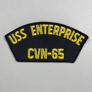 MILITARY PATCH SEW ON USS ENTERPRISE UNITED STATES NAVY CVN-65 - Picture 1 of 2
