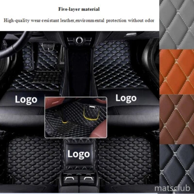 FIT For Mini All Models Car Floor Mats Anti-slip Liner Carpets Luxury Waterproof - Изображение 1 из 4