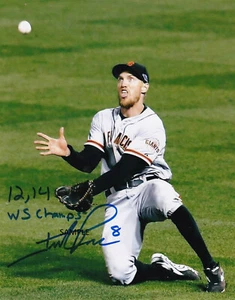 HUNTER PENCE REPRINT AUTOGRAPHED SIGNED 8X10 PHOTO PICTURE MAN CAVE GIFT GIANTS - Picture 1 of 1