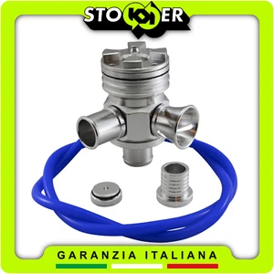 Valvola Turbo Blow Pop Off Universale 3 Vie Pistone Sfiato Esterno 25mm SILVER - Imagen 1 de 15