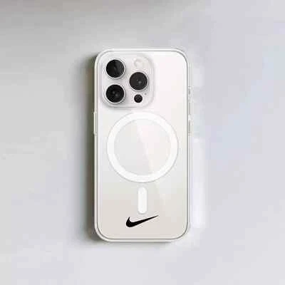 Clear Case For iPhone 17 16e 16 15 14 13 12 11 Pro Max XR X XS Max 8 Nike Design - Image 1 of 4