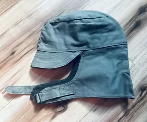 1940 WW2 US Navy U.S.N. Flight Deck Hat Cap for Deck Jacket Size 6 7/8 Green - Picture 1 of 9
