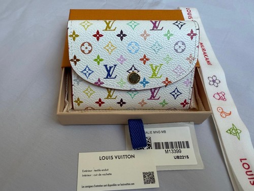 LOUIS VUITTON（LV） Portafoglio Louis Vuitton Takashi Murakami Multicolore Rosalie Portamonete LV x TM ??