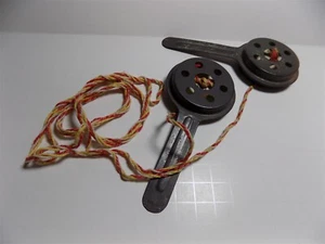 c. 1950 Toy Tin String Telephone Walkie Talkie Paddles orig string !Excellent - Picture 1 of 2