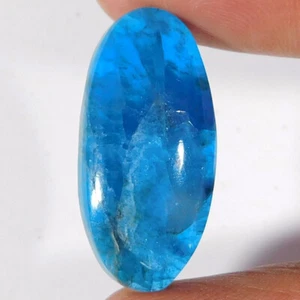 16,05 quilates. Piedra preciosa suelta ovalada de apatita azul natural sin tratar - Imagen 1 de 3