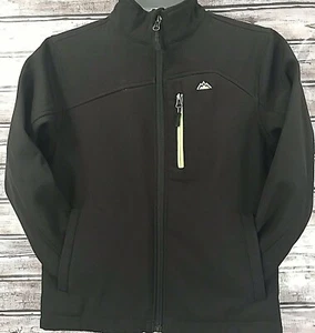 Snozu Performance Child’s Black Fleece Jacket Zip Front Pocket Size: S (8) EUC - Picture 1 of 8