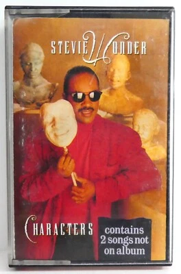 Stevie Wonder – Characters , Cassette Album 1987 Funk / Soul - Image 1 of 4