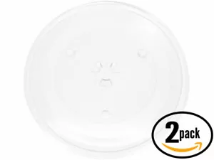 2x Microwave Glass Turntable Plate Tray for Samsung MW4699S, M1712N - 11 1/4" - Picture 1 of 1