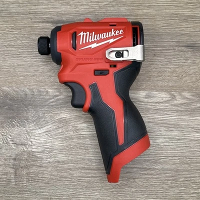 Milwaukee 3450-20 M12 12 Volt 1/4" Hex Subcompact Brushless  Impact Driver - Image 1 of 2