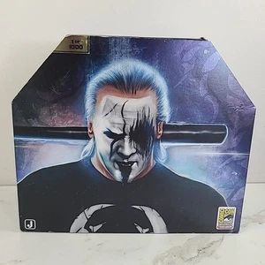 Modellino wrestling autografato 2023 Jazwares AEW Sting SDCC esclusivo 1/1000 WWE - Foto 1 di 12