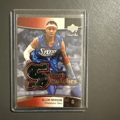 Camiseta deportiva UD Sweet Shot Swatches 2004-05 Allen Iverson usada en juegos Foto 1 de 2