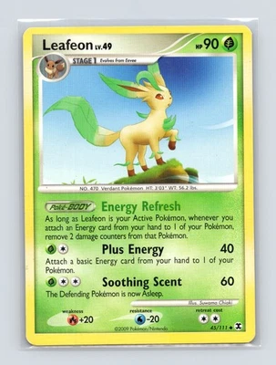 Pokémon TCG Leafeon 45/111 Rising Rivals Normal MP - Image 1 of 2