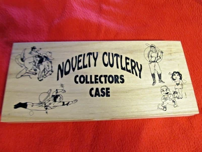 "Новинка столовые приборы коллекционеров чехол" только пустой деревянный/с подкладкой чехол новый - Изображение 1 из 3