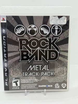 Sony Playstation 3 PS3 Rock Band Game Metal Track Pack Game Complete CIB Manual - Image 1 of 3